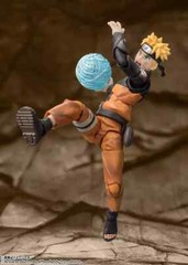 New Bandai S.H.Figuarts Naruto Uzumaki Battle Scarred-Tamashii Action Figure Toy
