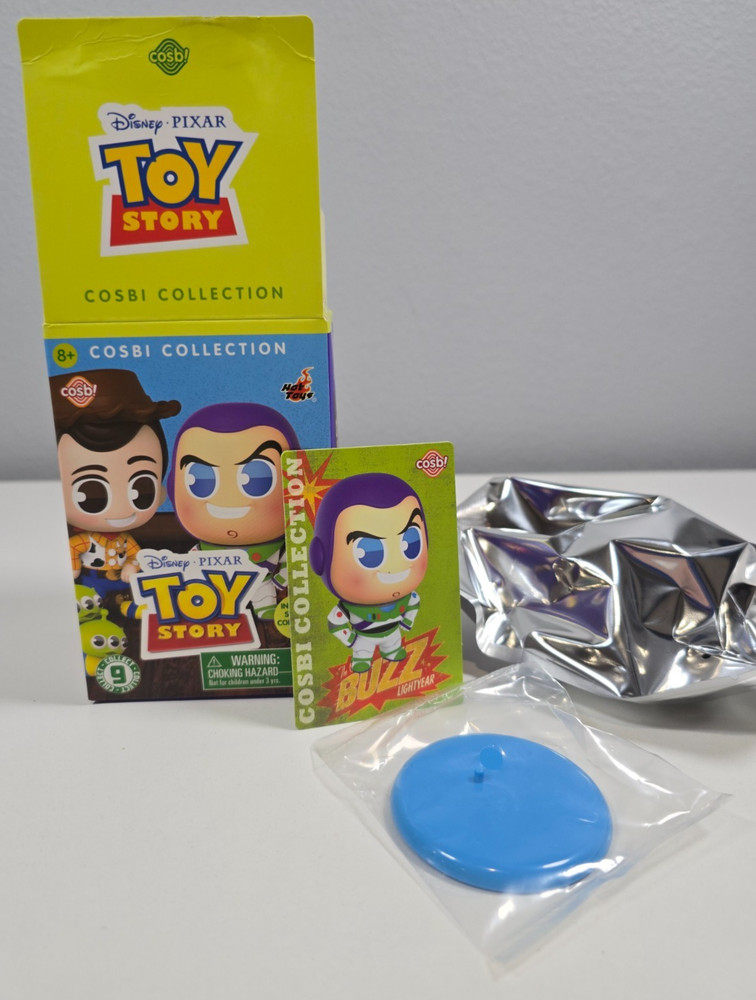 Hot Toys Cosbi Toy Story Buzz Lightyear Blind Box Figure Sealed Bag Card