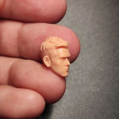 1/24 Scale Asian Stars Eddie Peng Yuyan Head Sculpt Unpainted Fit 2.5″ Figure