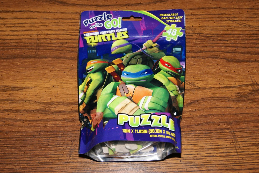NEW TMNT Teenage Mutant Ninja Turtles 48 Pc. Jigsaw Puzzle On The Go FREE SHIPP