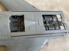 Vtg 1986 Hasbro G.I. Joe X-30 Gray Conquest Fighter Jet Aircraft Toy Airplane