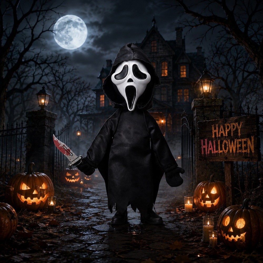 Kidrobot Phunny Ghost Face Collector Plush 11” 🎃 HALLOWEEN 🎃