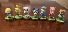 Nintendo Animal Crossing Amiibo Figurine Lot of 7