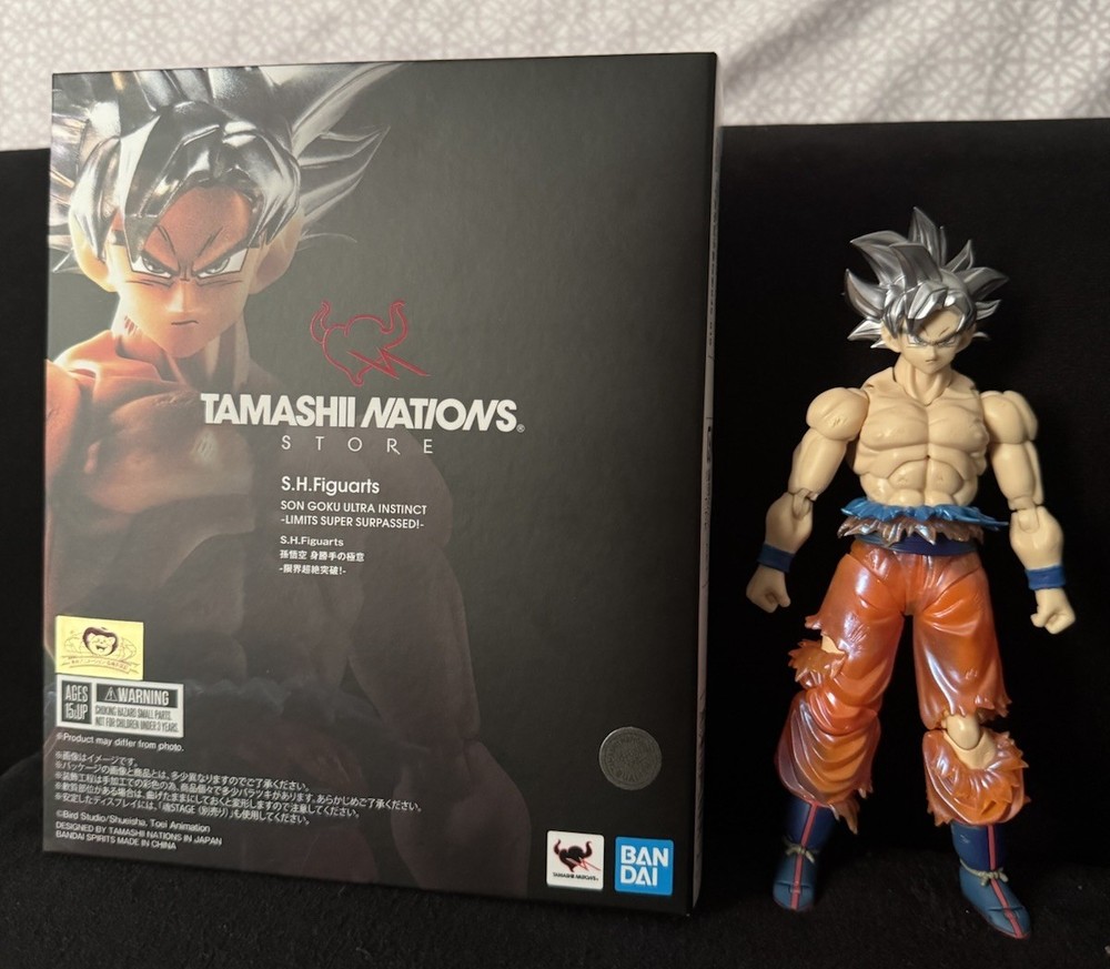 SH Figuarts Ultra Instinct Goku Limits Super Surpassed Dragon Ball Z Figure