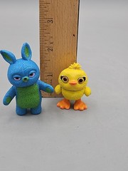 DISNEY PIXAR TOY STORY 4 FRIENDS BUNNY & DUCKY ACTION FIGURES Mattel 2″