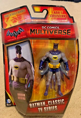 Mattel DC Comic Multiverse Arkham Origins Batman ’66 Classic TV Figure Adam West
