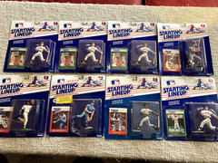 Lot of 8 Starting Lineup Figures 1988-1989 McGwire Seitzer Puckett Saberhagen