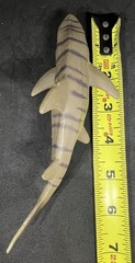 TIGER SHARK made in CHINA – 6.5″ long – Plastic Figurine A4