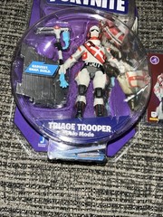 Fortnite Action Figure Triage Trooper 4″ Solo Mode| Panini Holo Triage Trooper
