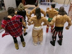 ECW/WWE/Jakks: Sabu, Cactus, Funk, Balls, Eddie, Nunzio wrestling figures
