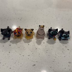 6 Disney Jr Puppy Dog Pals Toy Figures Rolly Rufus Bingo Just Play PVC 2″ Lot