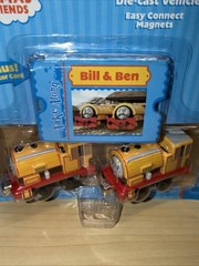 “BILL & BILL” FACTOR ERROR ! THOMAS FRIENDS TRAIN Diecast TAKE N PLAY ALONG NEW