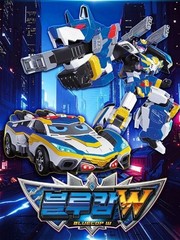 Metal Cardbot W Grand Blue Leon Transforming Robot Toy Blaion Blue Cop W Ignix