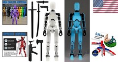 Titan 13 Glow-in-the-Dark 3D Printed Action Figure by Soozafone – 5.5 Inch