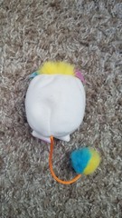 Vintage 3″ Mini Pocket Popple 1986 Mattel White Plush Figure Popples Puffball