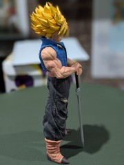 Dragon Ball Z Future Trunks SSJ Figure Model 25cm PVC Anime Statue Collect Toy