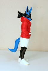 Urban Lucario Hoodie Style Pokemon Parody 9” 3D Printed Figure By 3Dvibbles
