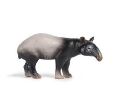10.5cm Mini Tapir PVC Toy Wild Animal Figure Doll Kids Gift