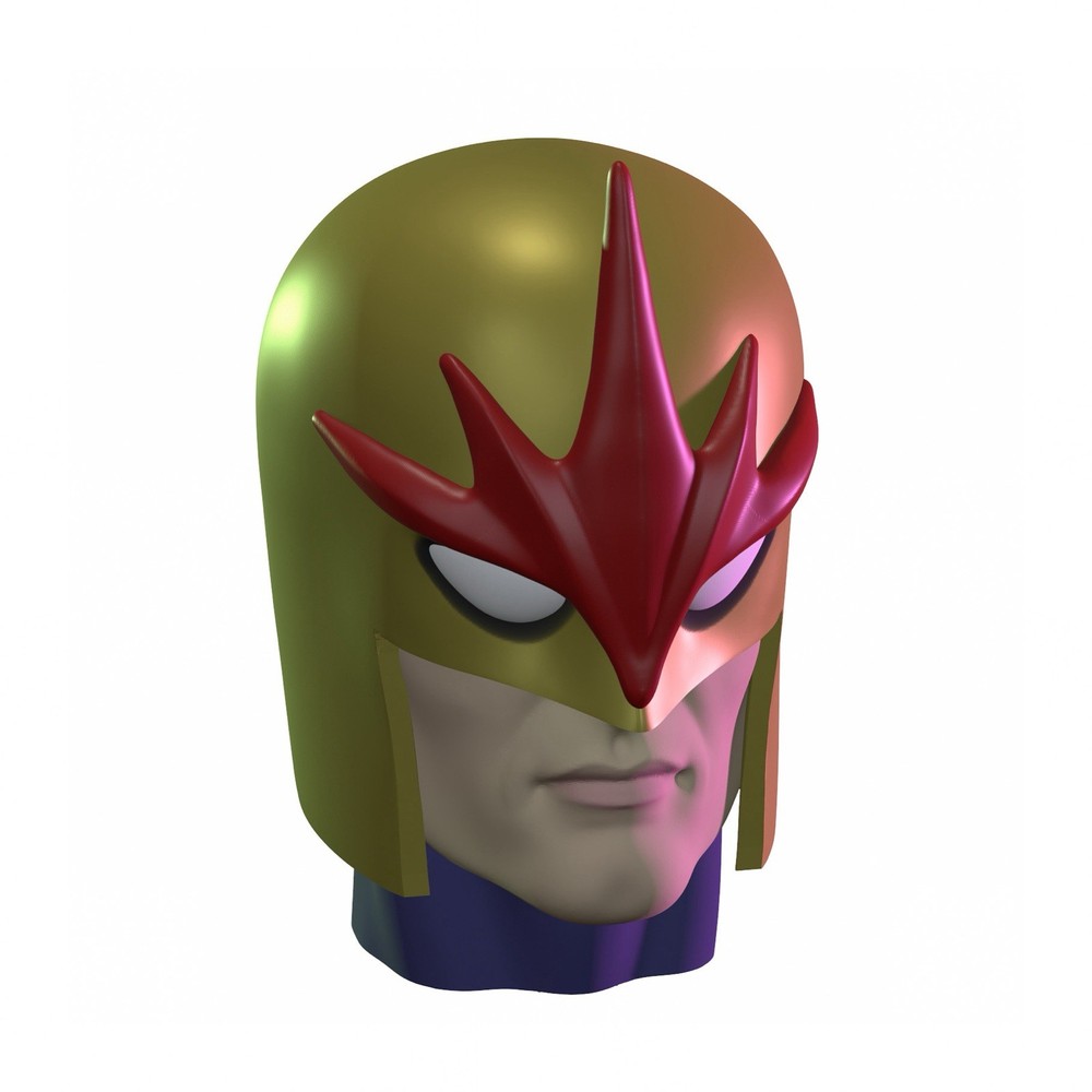 Star Man Custom Action Figure Head 1:9 or 1:6 Mego