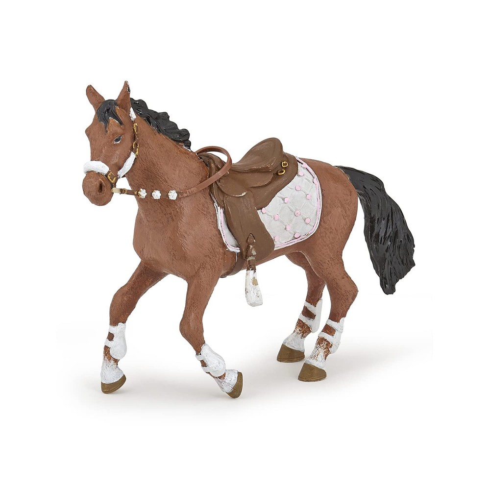 Papo Winter Rider’s Horse Hand Painted Figurine – Heirloom Quality Collectible