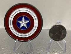 Captain America Brave New World 2″ Medallion Challenge Coin, Antique silver