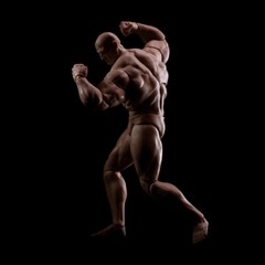 US MUFF TOYS ADAM 1/12 AD01 Male Figure Body Strong MuscleJoint Body 17cm Figure