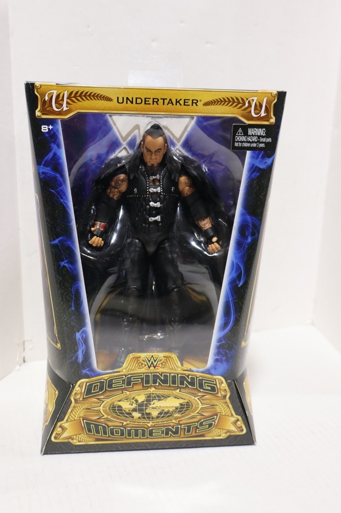 Mattel WWE 2015 Defining Moments Undertaker Figure Nice Box Ministry Of Darkness