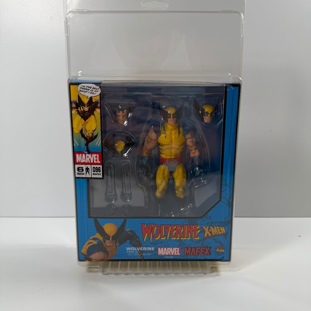 MAFEX Wolverine X-Men Marvel Comic 6″ Scale Multiple Heads Hands Claws Figure