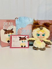 Pop Mart Dear Birds Series – Baby Molly My Sweet Trouble Plush Keychain – Open