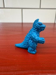 Lot of 4 Vintage Ultraman Kaiju Keshi Figures Windom Arstron Sadola Jirahs 1.5in