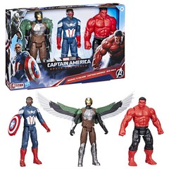 Marvel Avengers Captain America: Brave New World Titan Hero Series Multipack