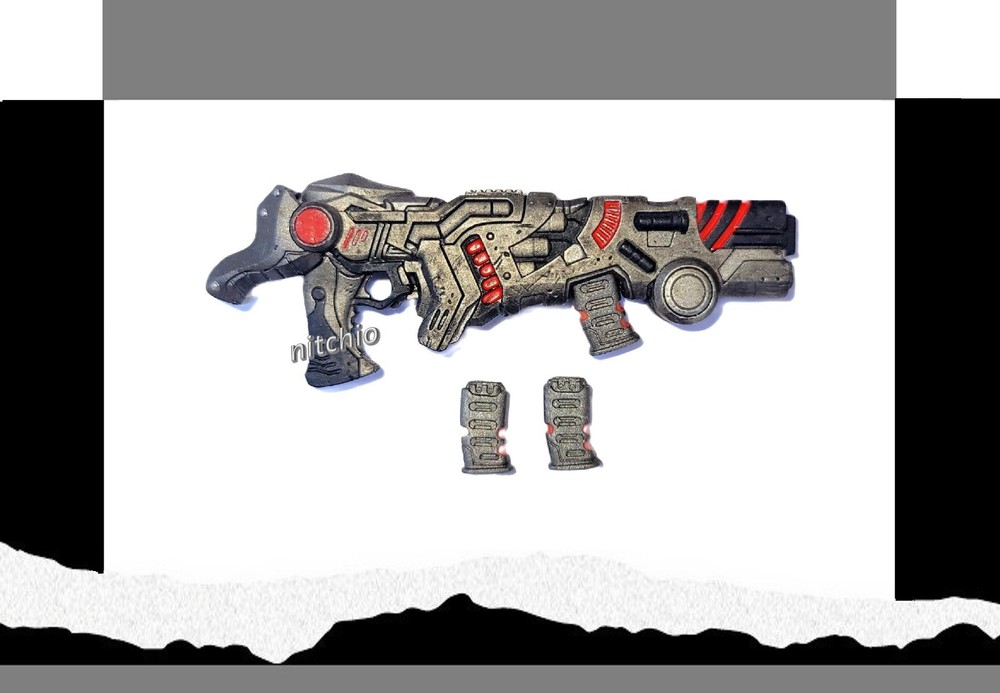 Mezco One:12 Bishop – ENERGY CANNON & AMMO CLIPS X-MEN 1/12 Scale Fodder