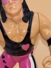 WWF HASBRO SERIES 4 BRET HART WWE Rare / Clean Working Action 1991 Vintage