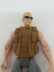 Soldier Figurine Kid Connection Blonde Hair 4In Toy Military Combat.#60