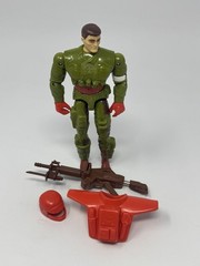 Cops N Crooks Vintage 1988 Hasbro Checkpoint 6” Figure with Gun Helmet Armor F2