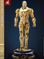 HOTTOYS HT MMS764 Iron Man Electroplated Bright Gold MK3 Limited Edition Figure