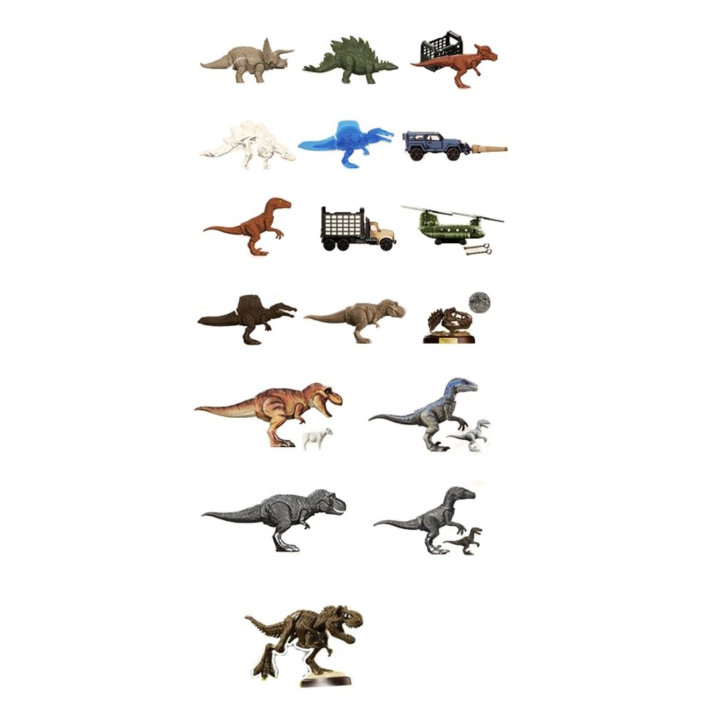 Jurassic World Terra Lavender TS01 ABS Trading Figure Box of 12