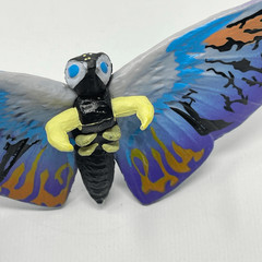 Bandai Creation Godzilla Rainbow Moth Mothra Vinyl Plastic Action Figure 6”