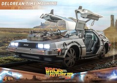 Hot Toys Delorean Back To The Future 3 III Time Machine 1/6 Scale Vehicle