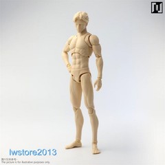 US Mirrfig 1/12 MF001 Pale Skin 16.2cm Jointed 6″ Male Figure Head Body Toys