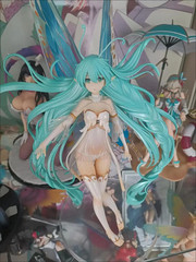 33cm Hatsune Miku Character Butterfly Ji 1:7 Static Anime Figure Statue Pvc Toy