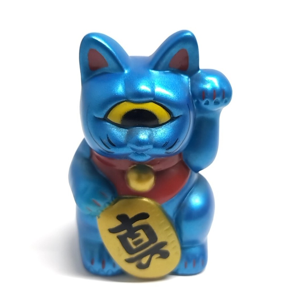 Real Head Sofubi Chaosman & Fortune Cat Baby Vinyl Figures – Rare Collectible