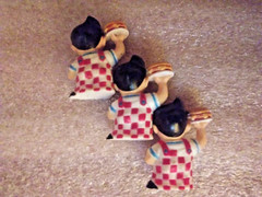 BIG BOY FIGURES- Set of 3- Mini 1 Inch- Stands on its Own- Toy- PVC-Hard Plastic