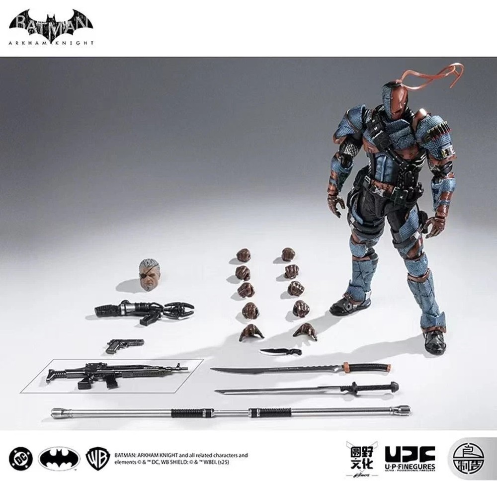 New LPZZ DC002 1/12 Batman Arkham Knight Deathstroke 6″ Male Action Figure Toy