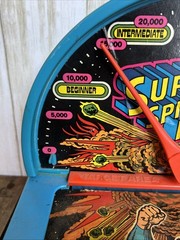 1978 Mattel SUPERMAN Spinball Pinball – Retro Tabletop Pinball Game