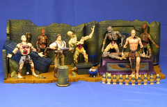 THE MUMMY MOVIE FIGURE LOT 1998 TOY ISLAND WITH PLAYSETS