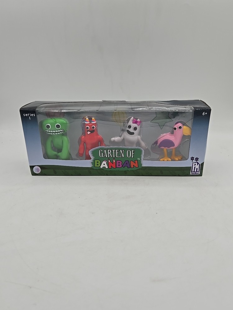 New Garten Of BanBan Mini Collectible 4 Figure Set Josh Oplia BanBan Banbaleena