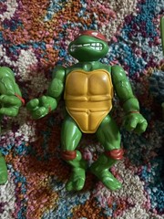 Lot 1988 Teenage Mutant Ninja Turtles TMNT Raphael SOFT HEAD Slash Cheapskate