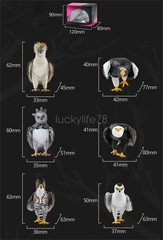 Wild Animal Raptor Series Philippine Eagle American Harpy Eagle Decoration Model