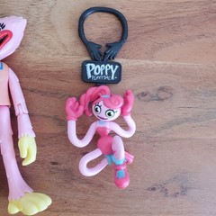 POPPY Playtime Scary Huggy Wuggy 5″ Lot Of 4 Posable Action Figures 2 Keychains